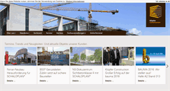 Desktop Screenshot of kloepfer-construction.de